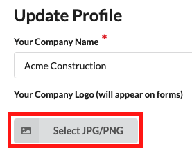 Select JPG/PNG