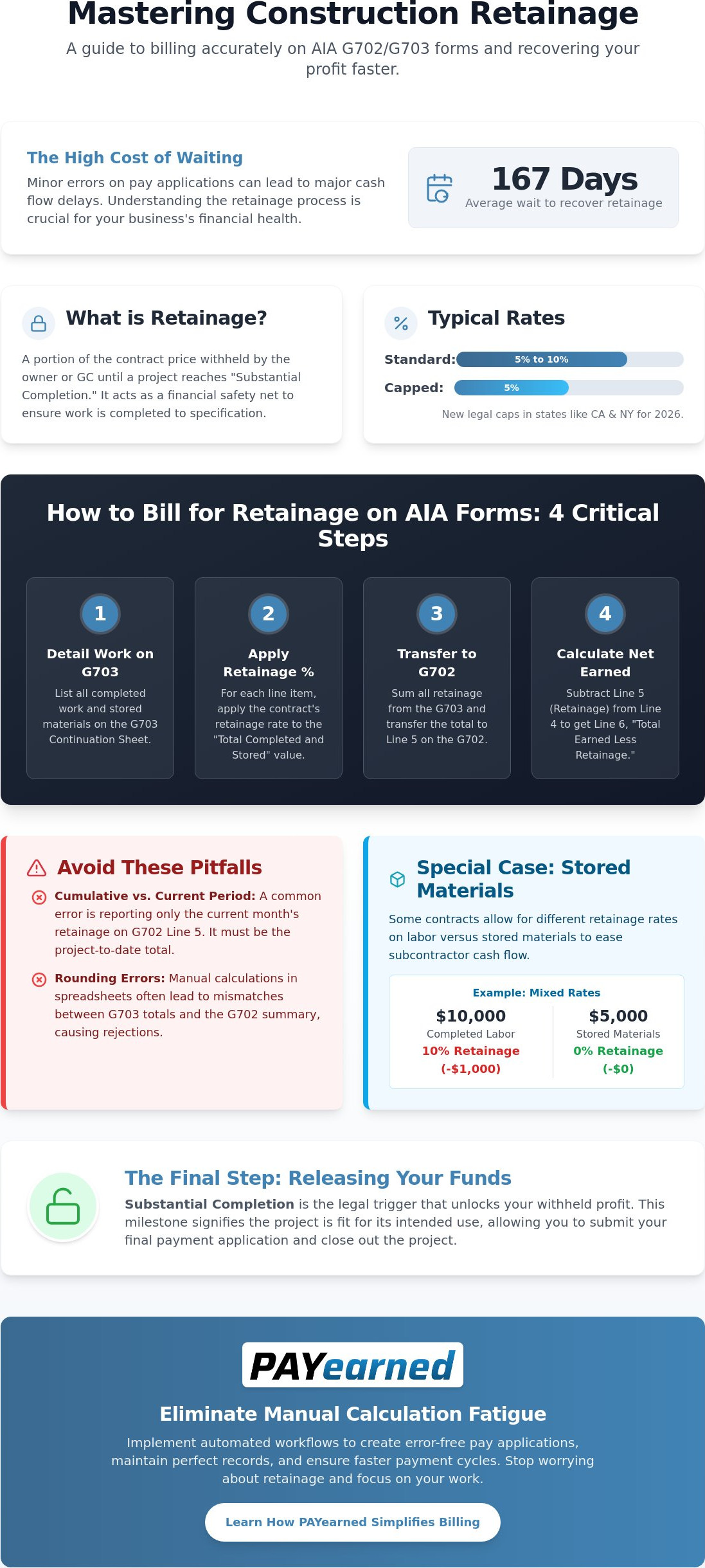 How to Bill for Retainage in Construction: A Step-by-Step Guide for 2026